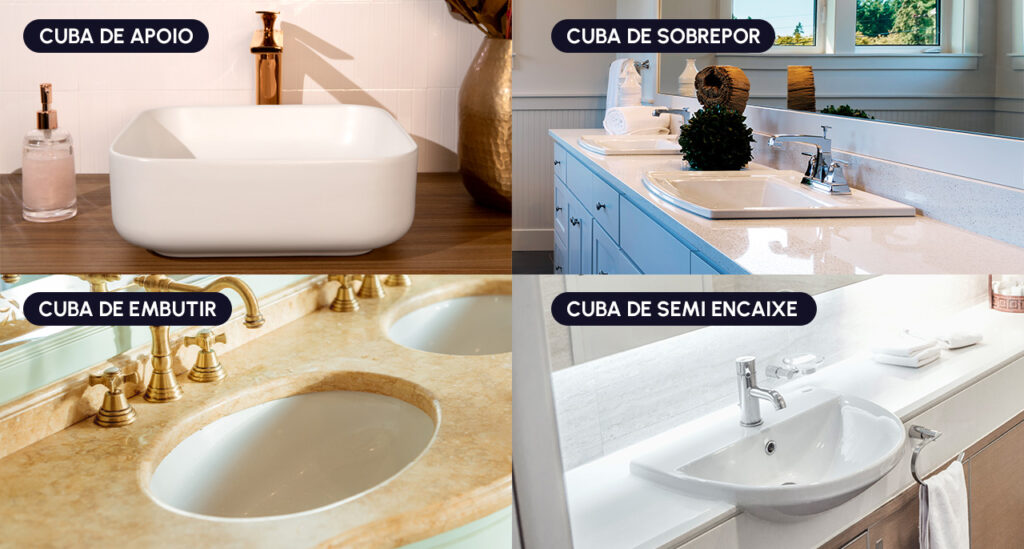 escolher a cuba certa para o banheiro