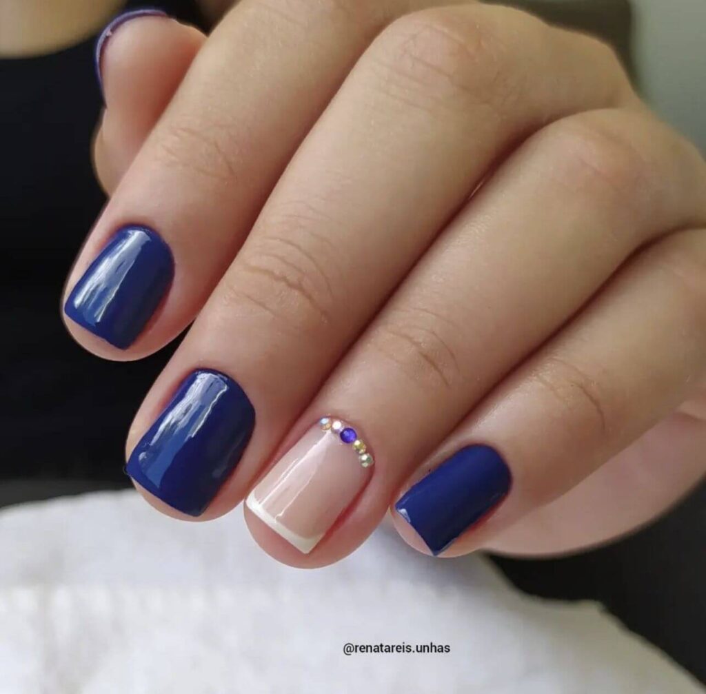 Unhas curtas em gel