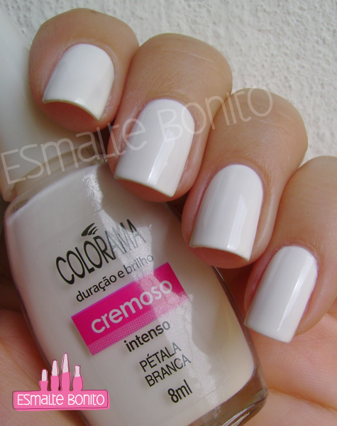 esmalte branco colorama