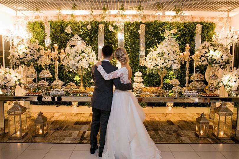 espelho para casamento vs painel de led