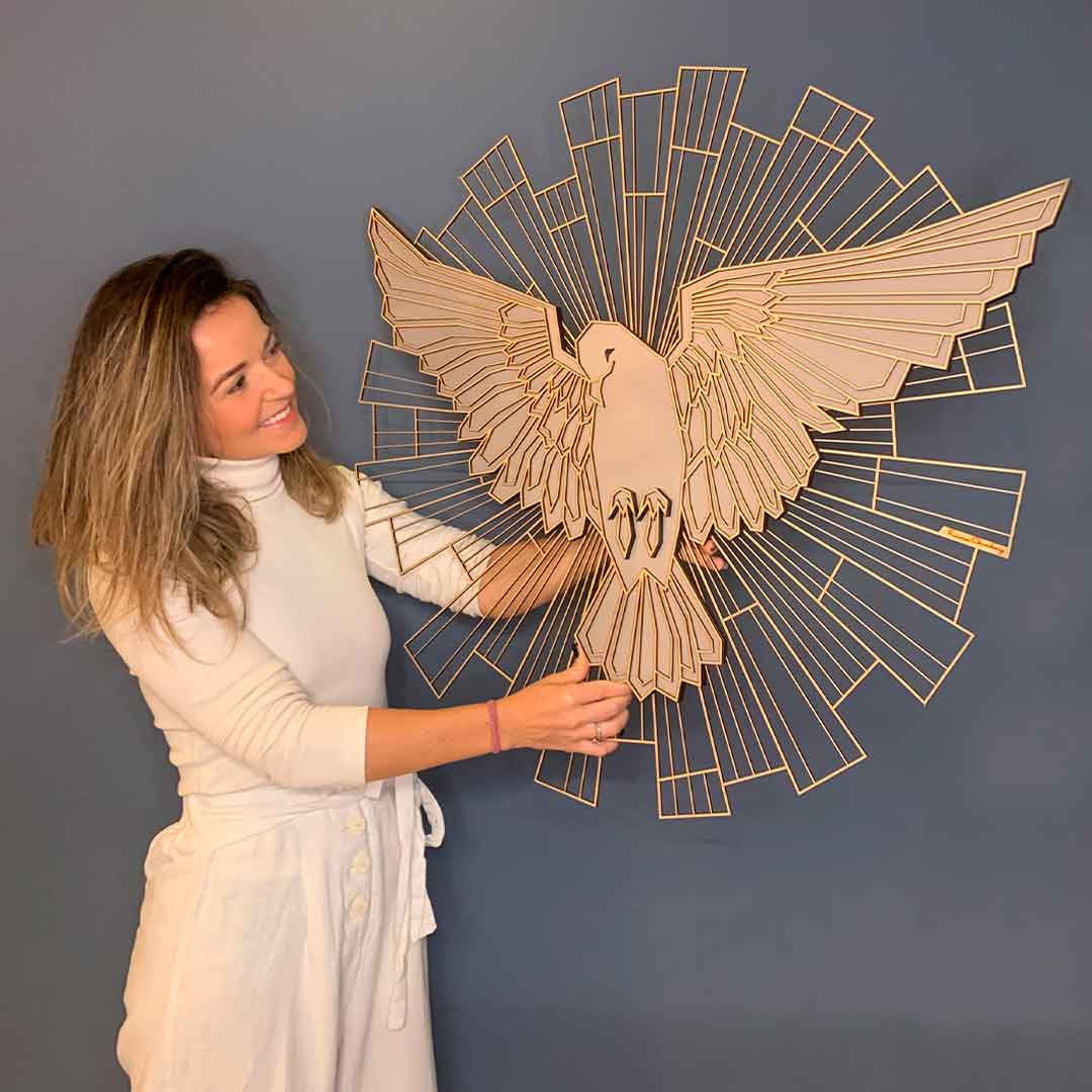 ideias de decoração parede grande espírito santo