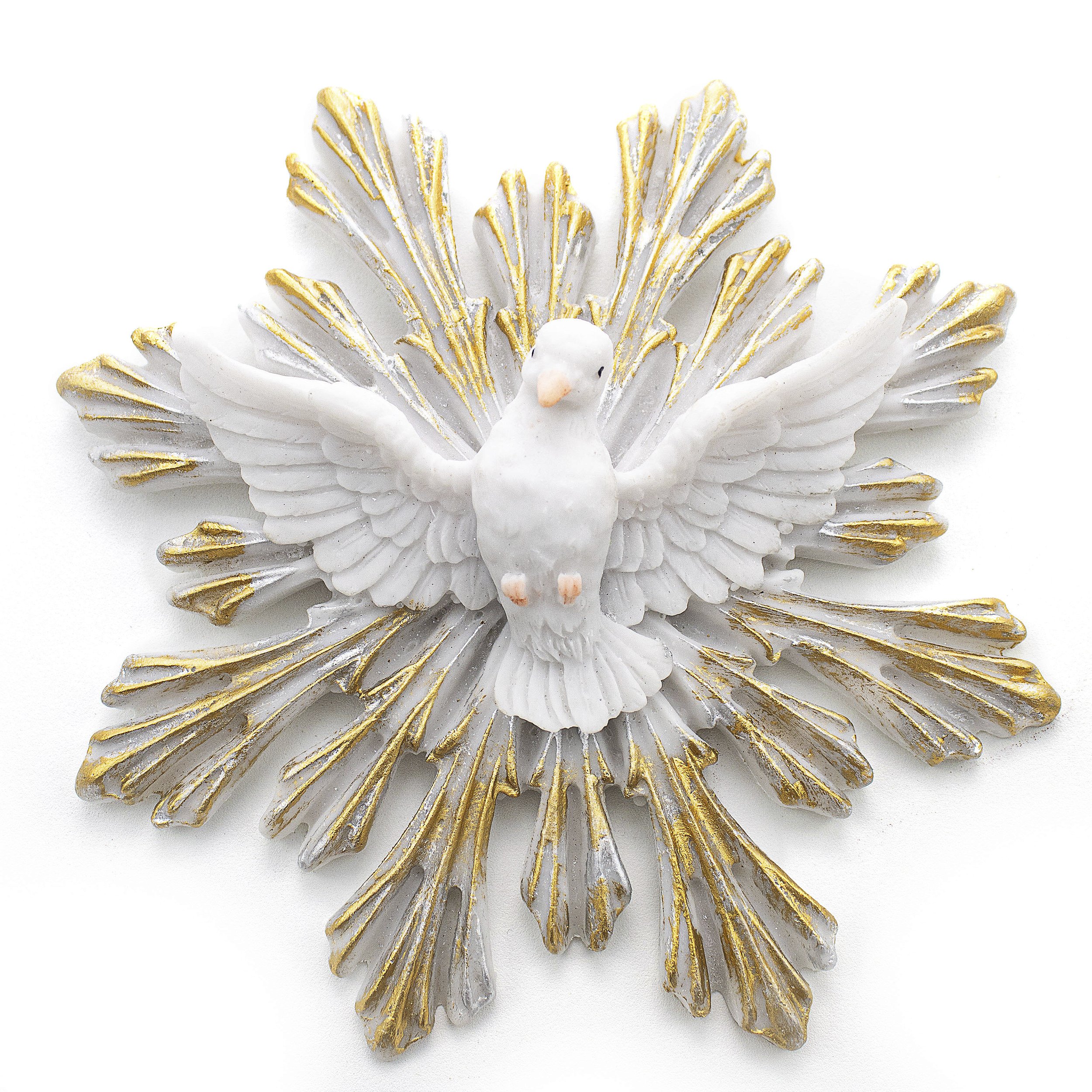 escultura espírito santo madeira vs mdf