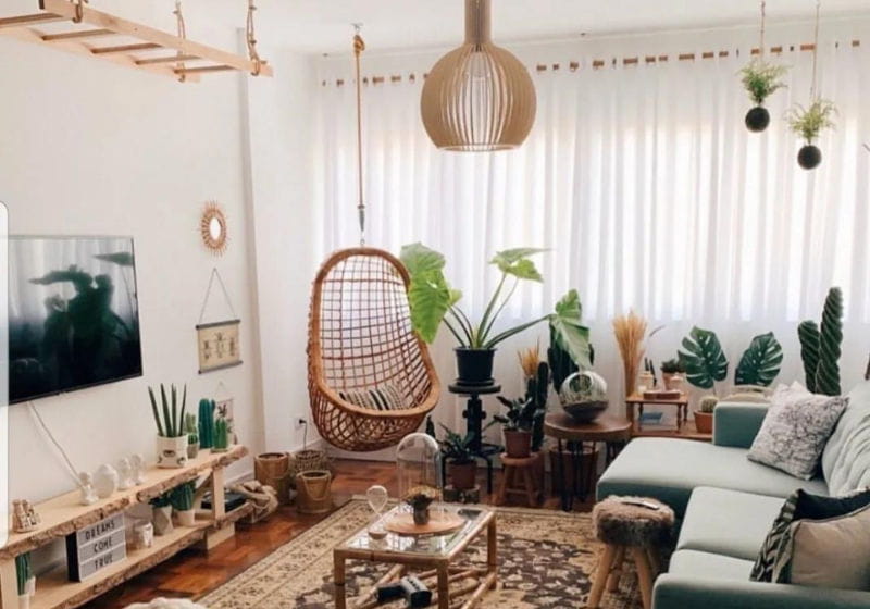 estilo boho, decoração