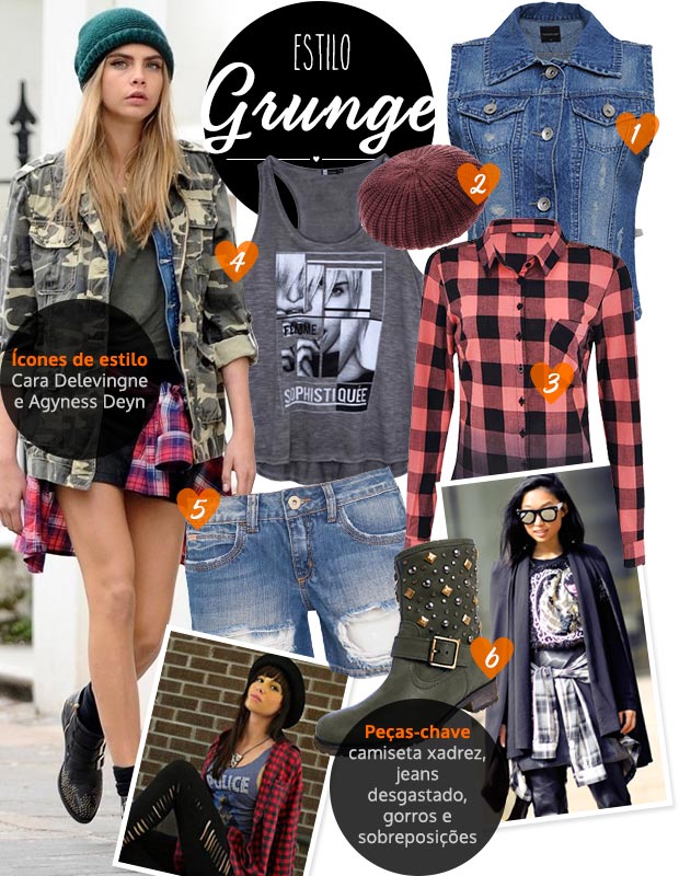 estilo grunge feminino