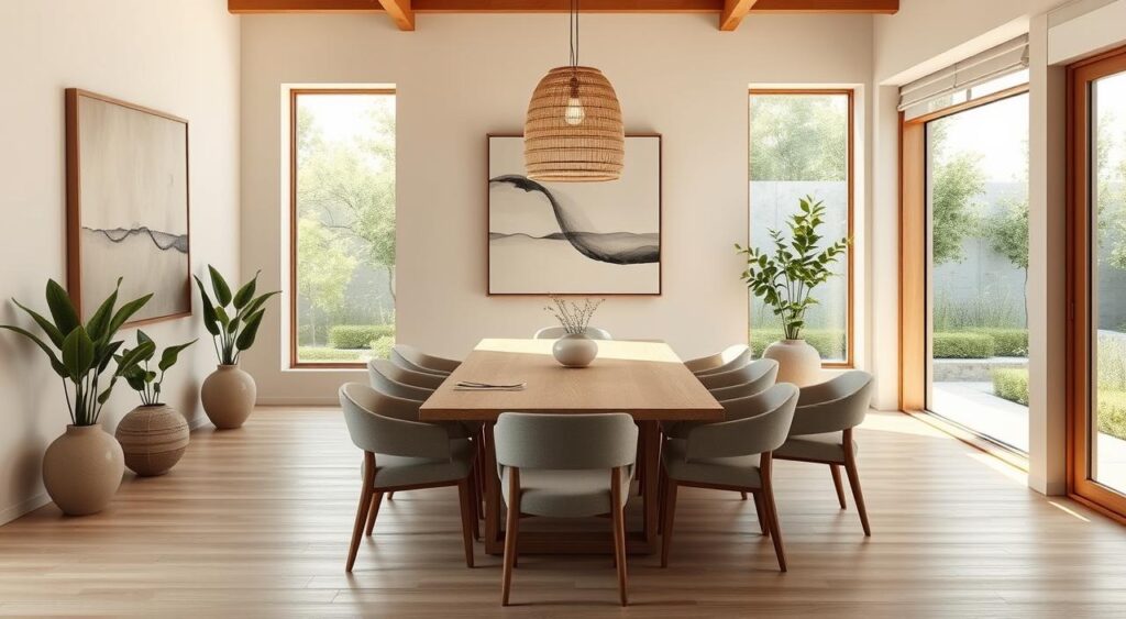tendência de decoração Japandi 2026