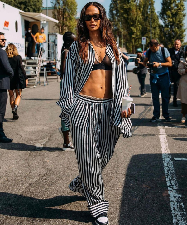 streetwear feminino com alfaiataria
