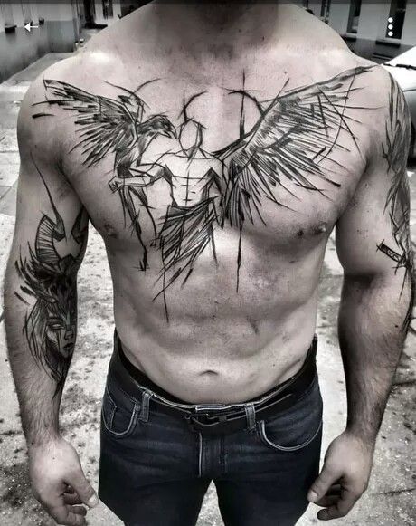 tatuagem masculina ousada