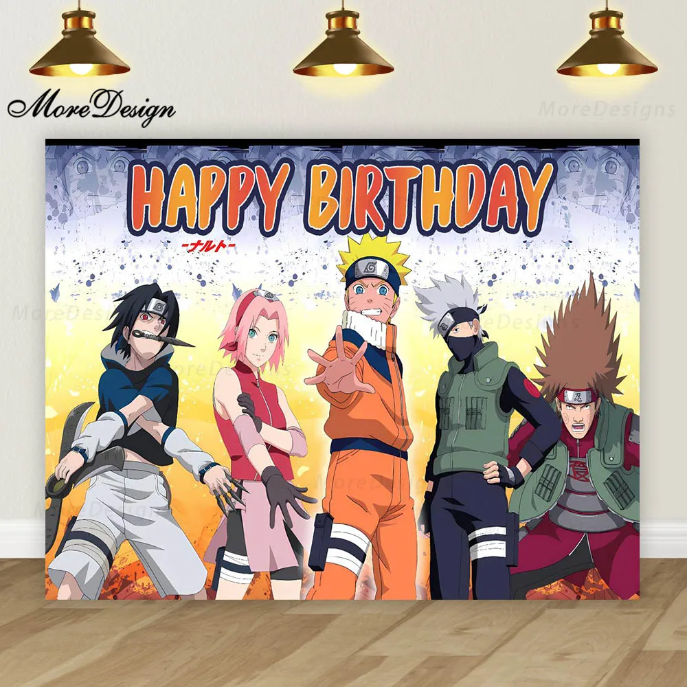 decoração naruto minimalista vs temática infantil
