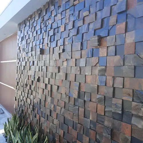 Muro de pedra ferro 3D