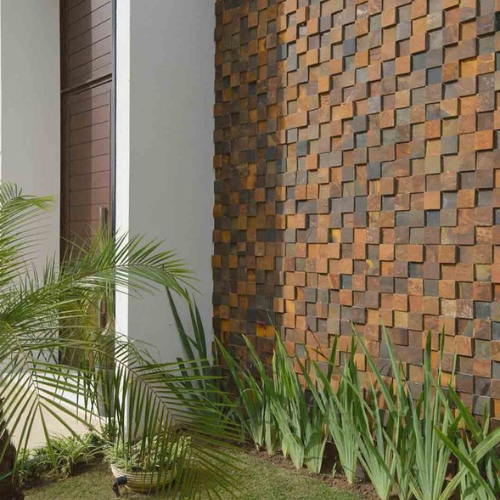 Muro de pedra ferro 3D