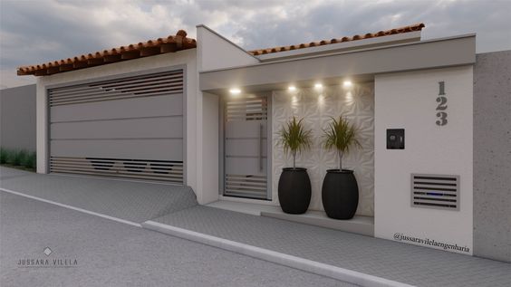 fachada de casa moderna