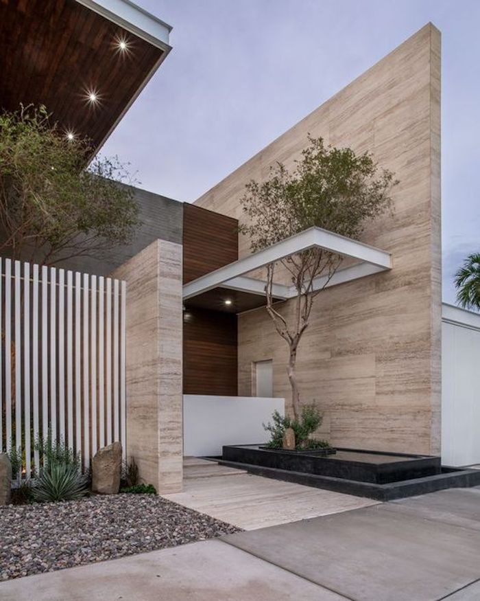 fachada de muro com vidro