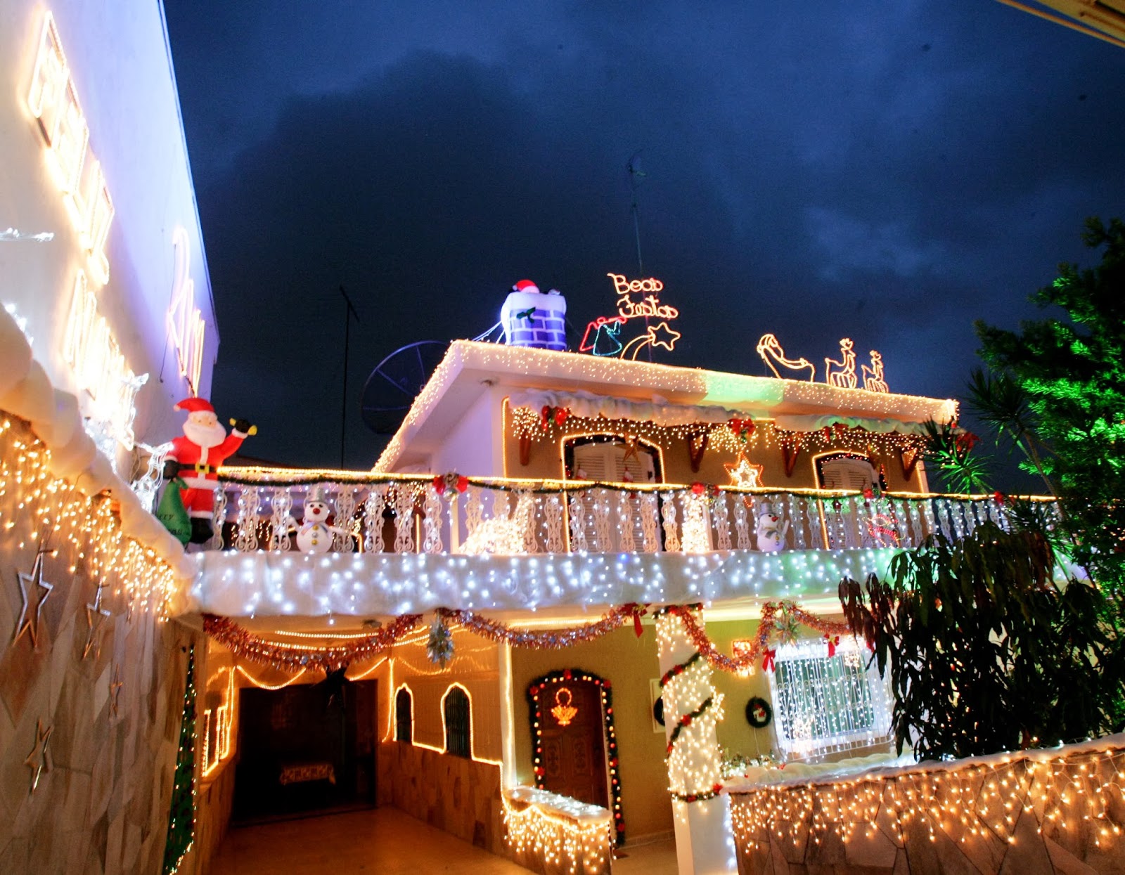 decoração de natal para sobrado