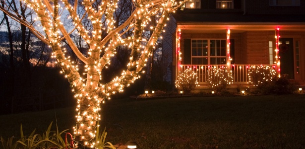 ornamentação externa de natal