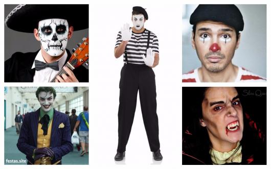 ideias de maquiagem halloween facil