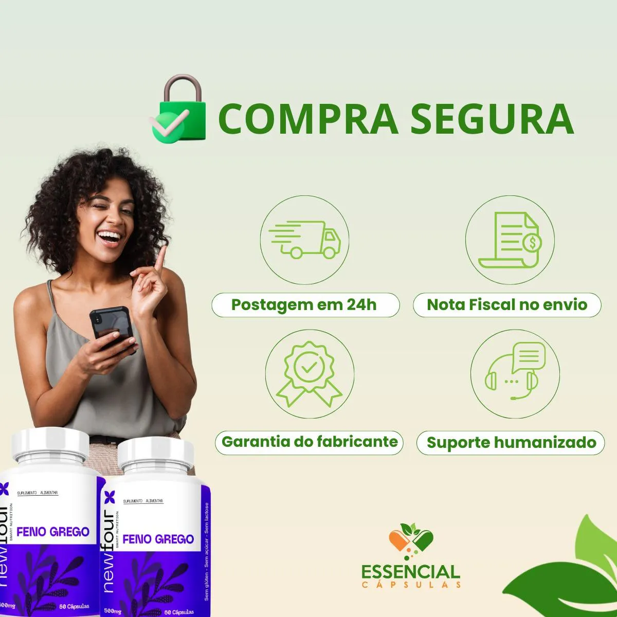 5 ideias de títulos:
1. Feno Grego: O Guia Completo para Ganho de Massa Muscular e Equilíbrio Hormonal
2. Como Usar Feno Grego para Aliviar Sintomas da Menopausa e Aumentar a Libido
3. Feno Grego: Dosagem Correta
