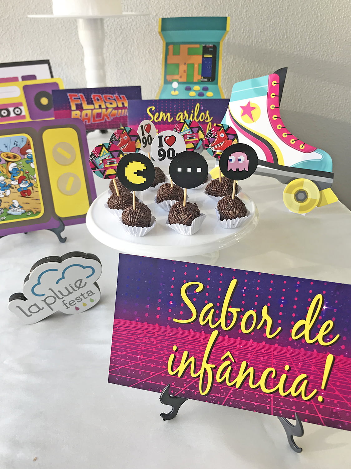 como fazer festa anos 90 em casa