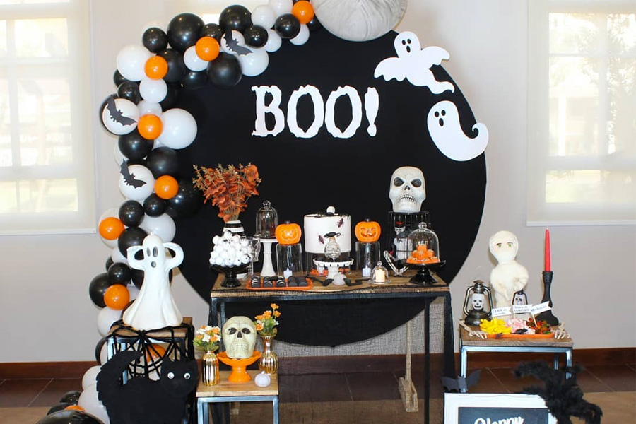 decoração halloween simples e barata
