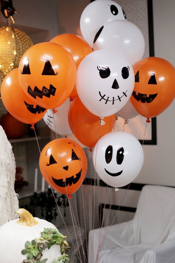 decoração halloween simples e barata