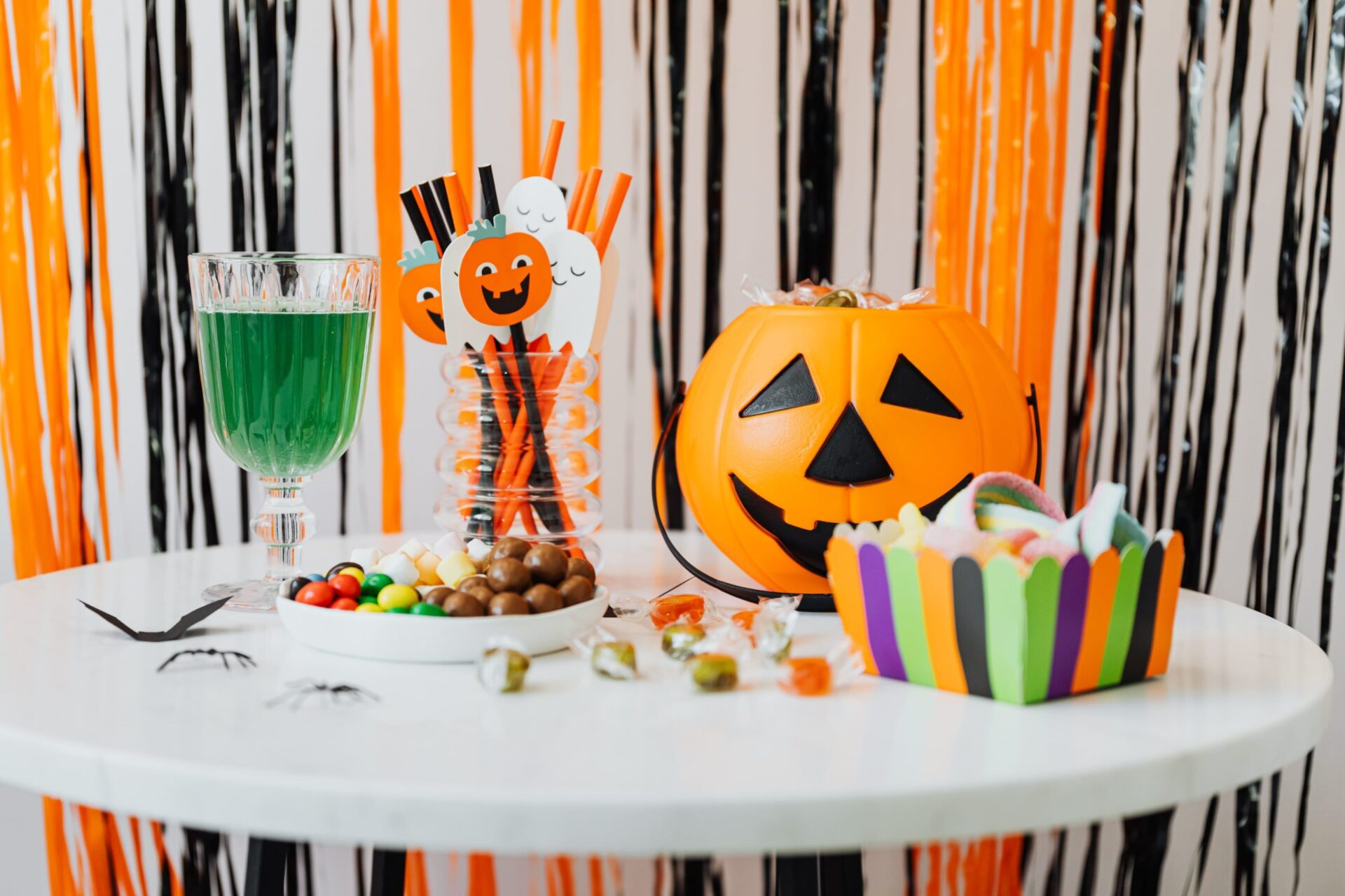 mesa principal halloween econômica