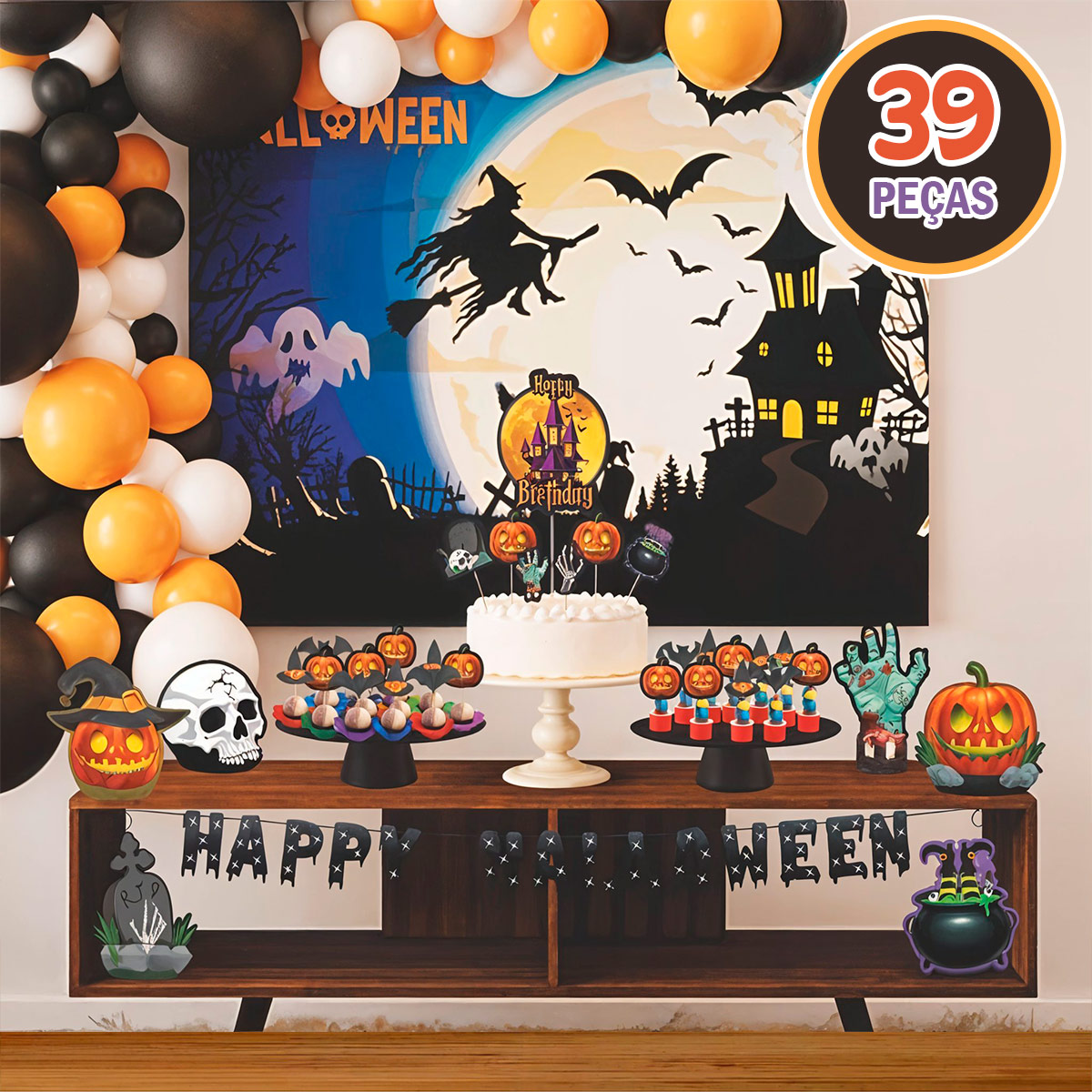 ideias de iluminação halloween caseira