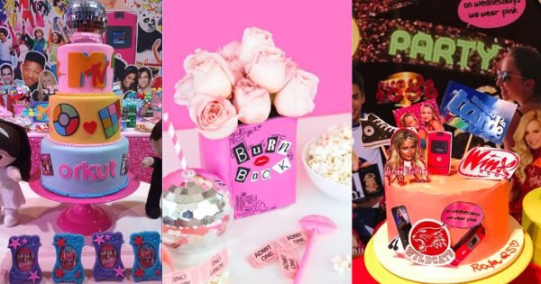 como evitar erros decoração festa anos 2000