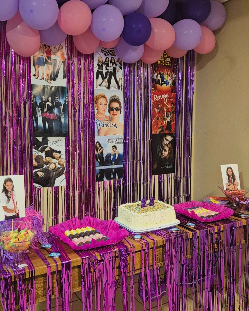 decoração festa anos 2000 barata