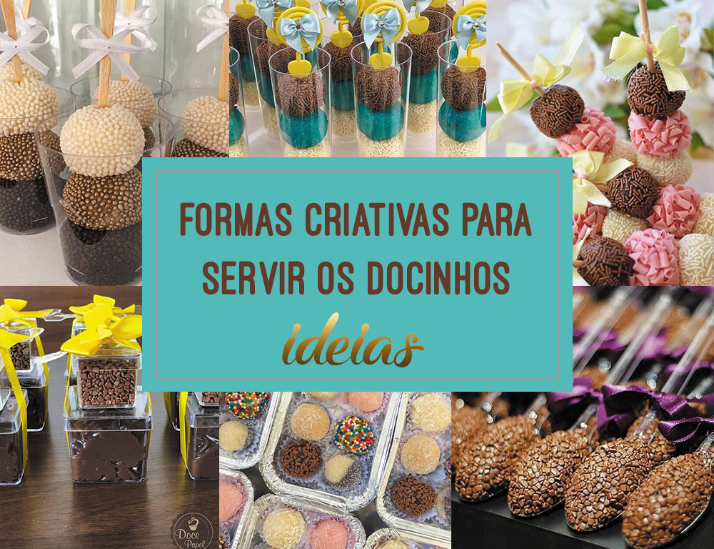 ideias de decoração festa tema doces simples e barata