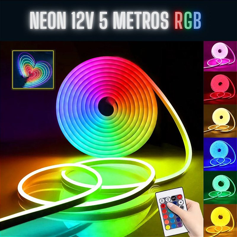fita led vs mangueira neon qual melhor para parede