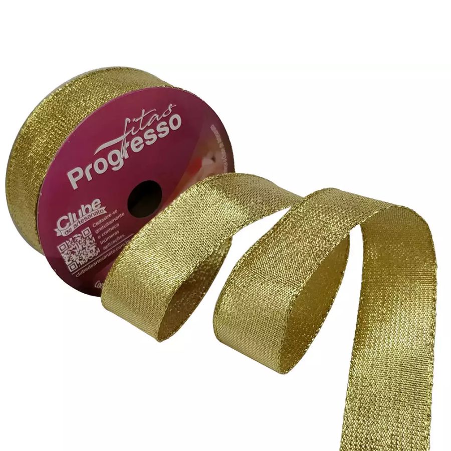 fita de cetim estampada