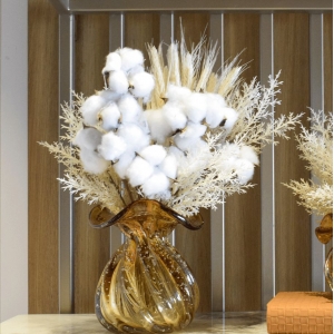 presentes com flores secas