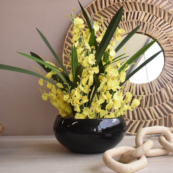 flores artificiais para quarto