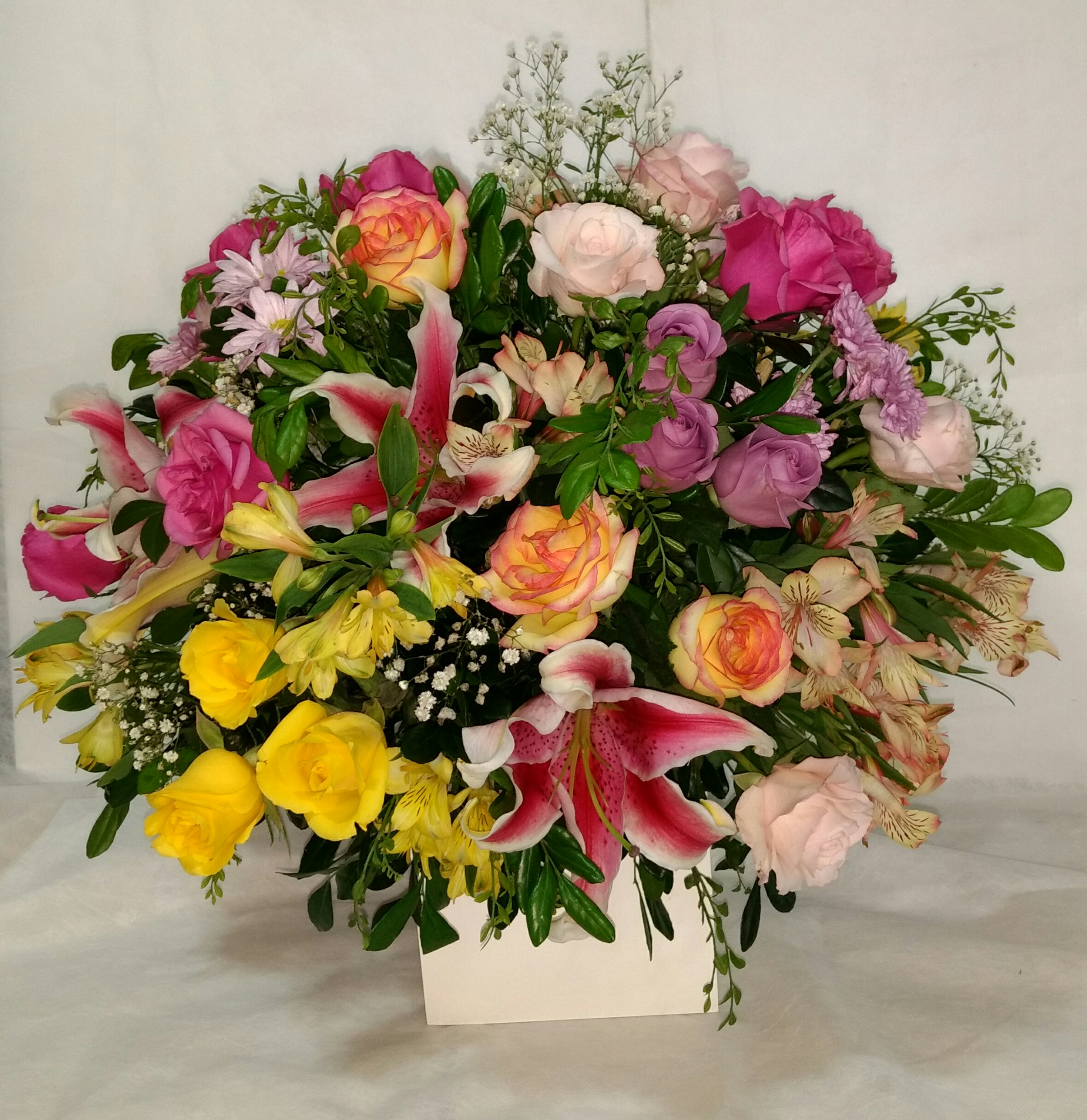 flores artificiais para centro de mesa