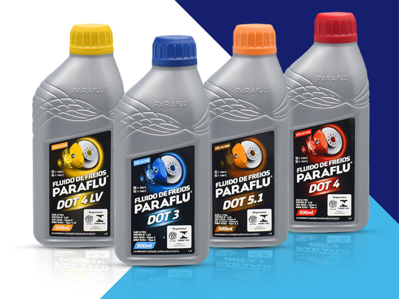 tipos de fluido de freio automotivo