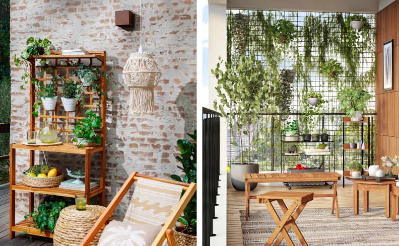 como economizar na compra de folhagens para decoração