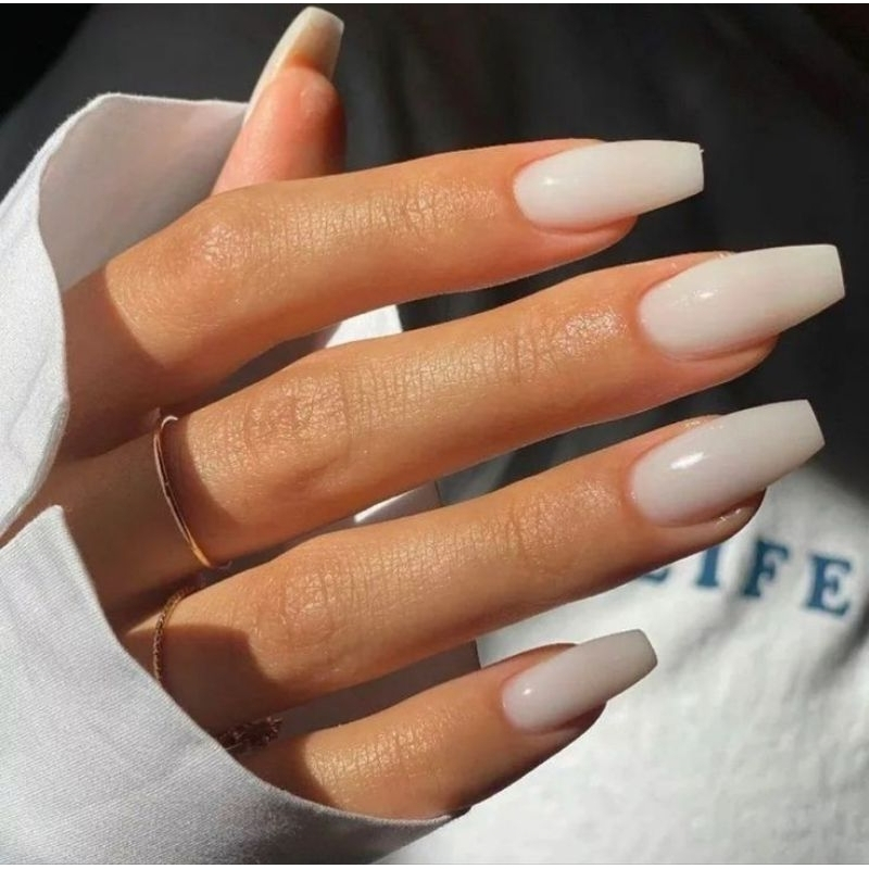 unhas de gel formatos longos