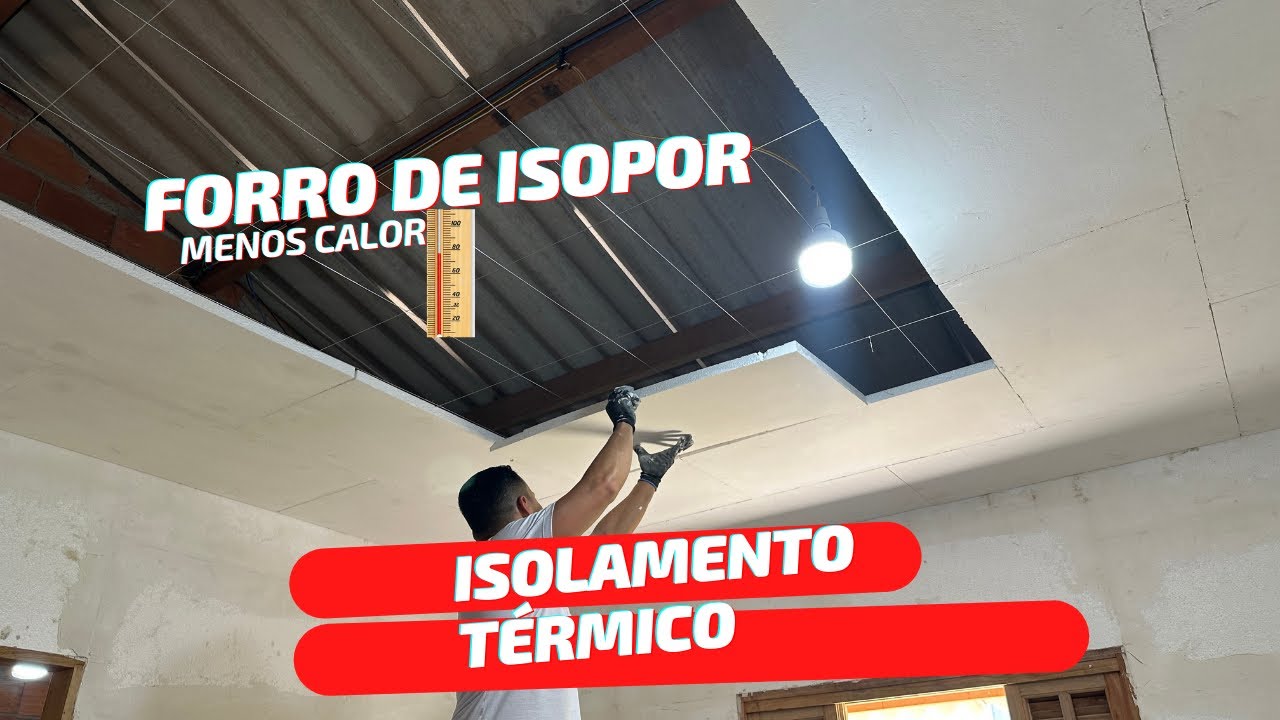 forro de isopor como instalar