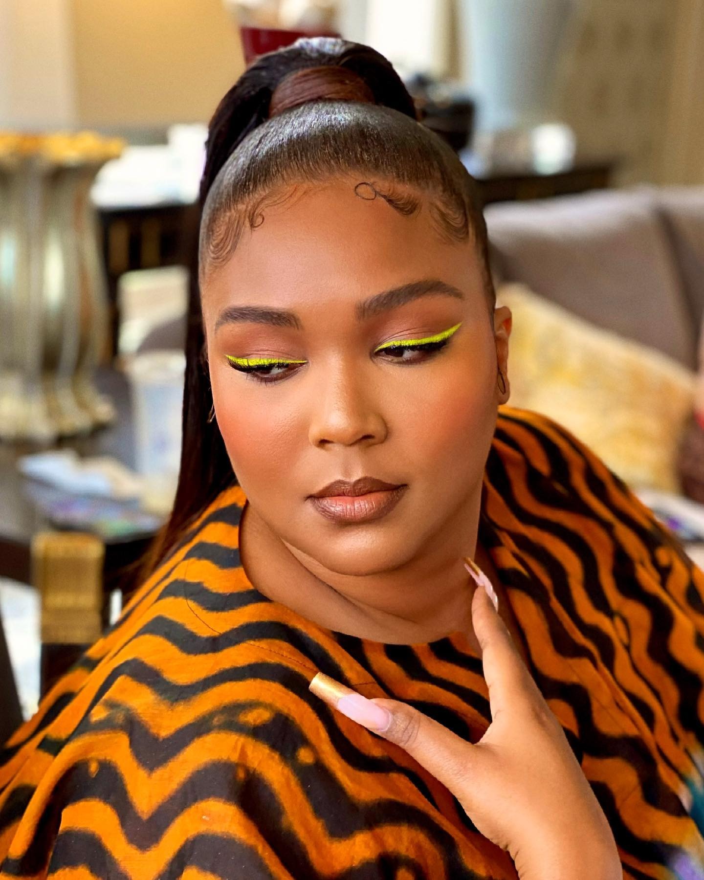 foto de maquiagem para natal