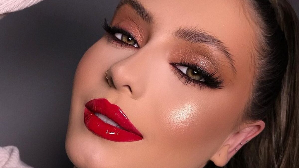 maquiagem de natal clássica vs moderna