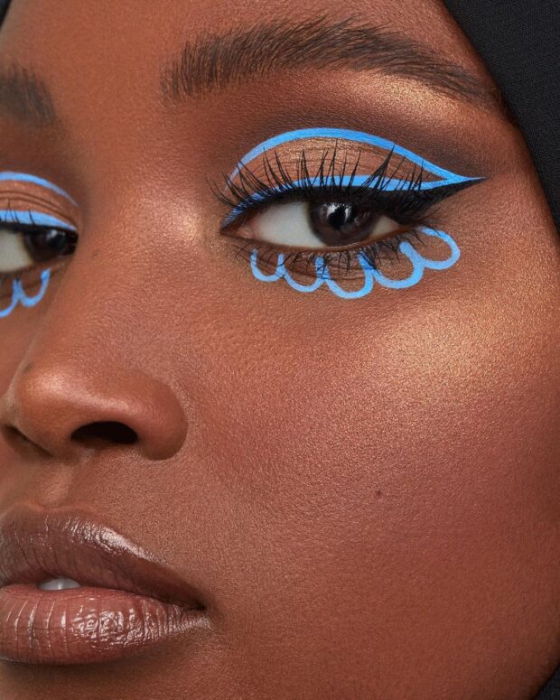 foto de maquiagem para o carnaval