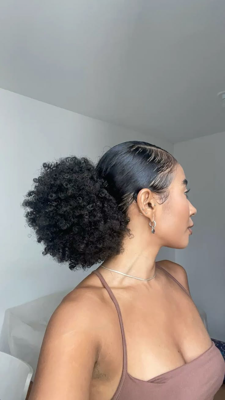 penteados cabelo cacheado tranças