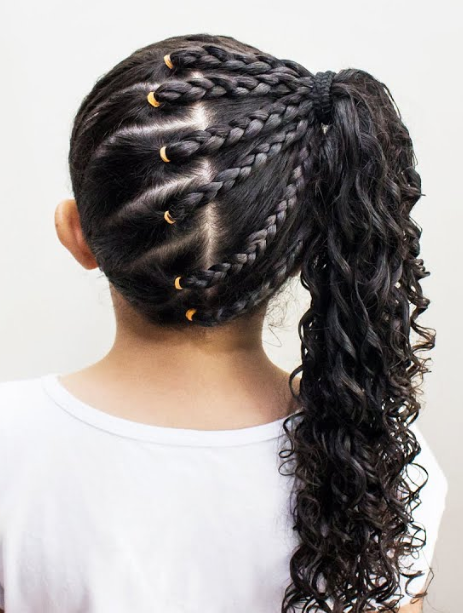 penteados cabelo cacheado coque