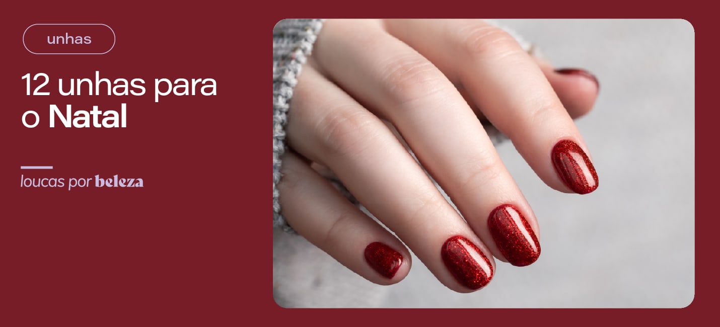 decoração de unhas vermelhas e verdes