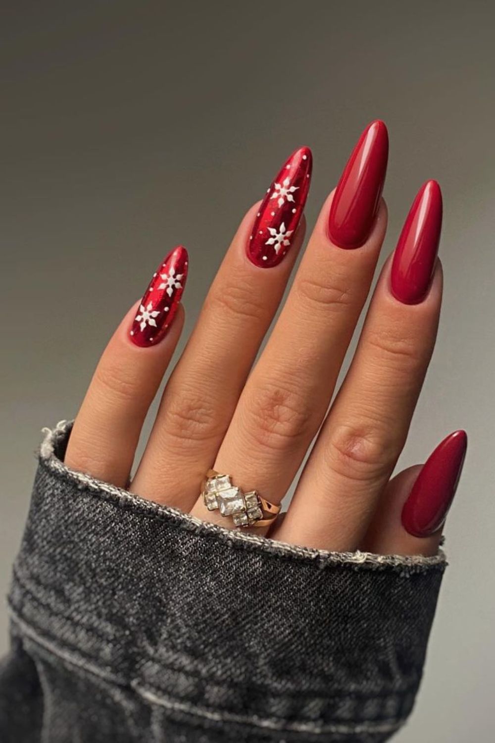 tutoriais de unhas natalinas