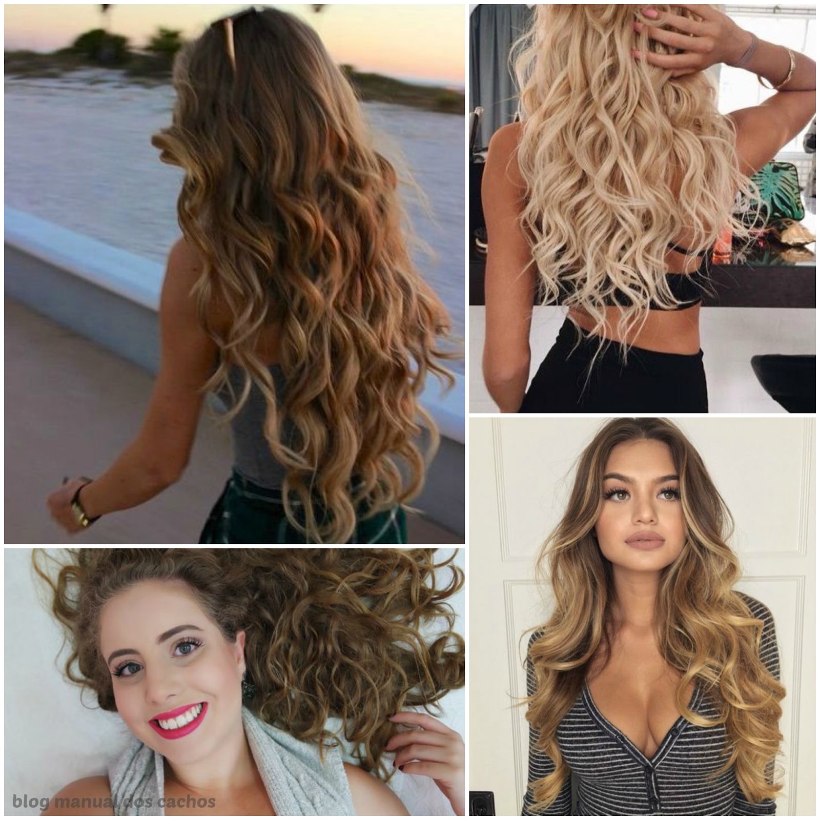 estilos de cabelo ondulado