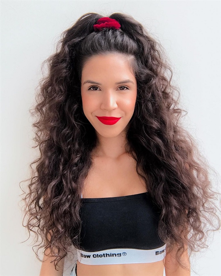 estilos de cabelo ondulado