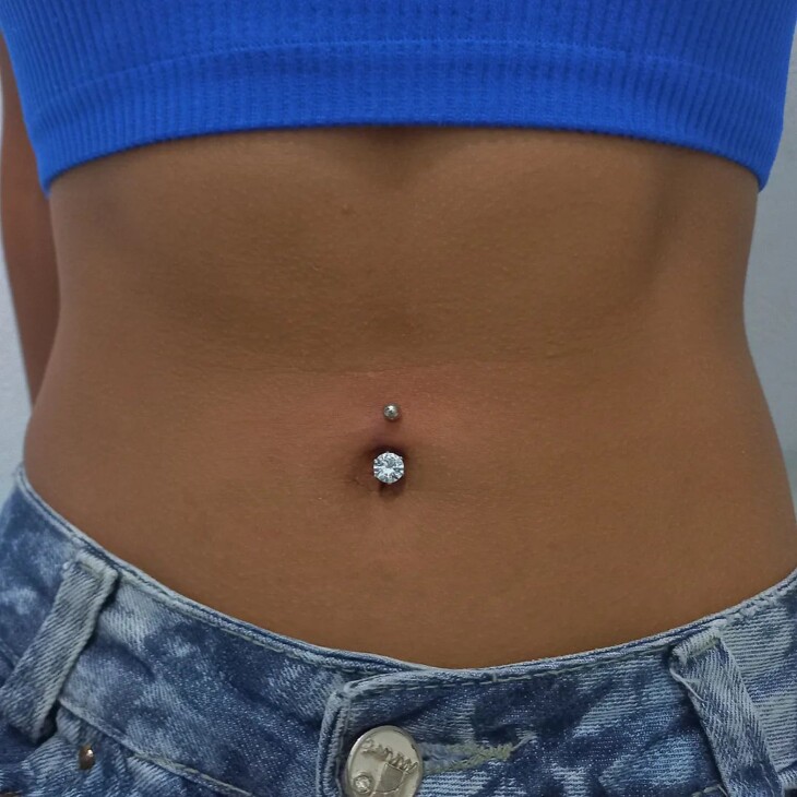 fotos de piercing no umbigo