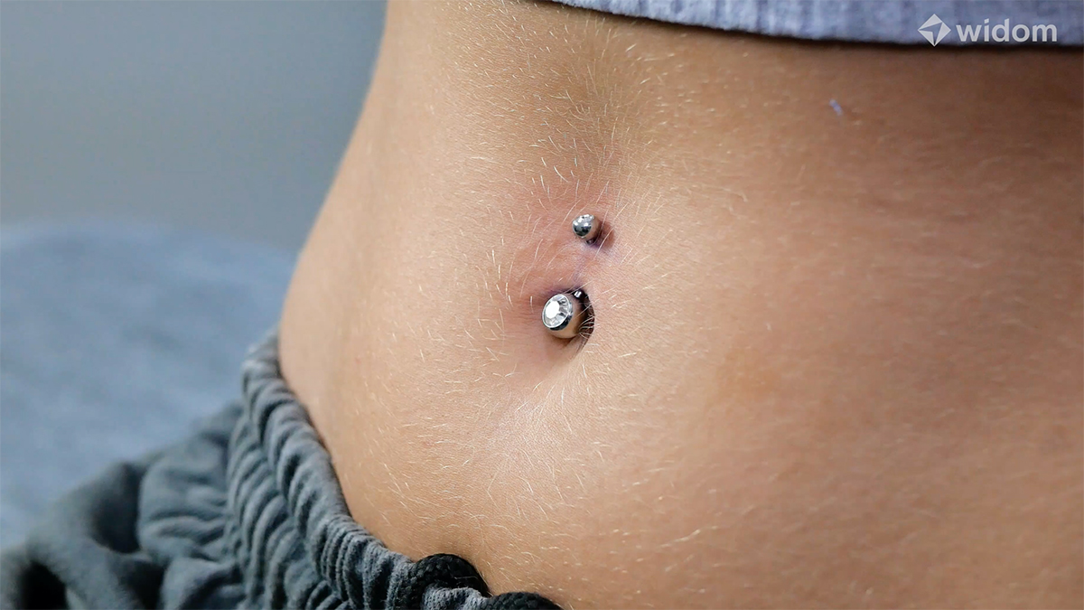 fotos de piercing no umbigo