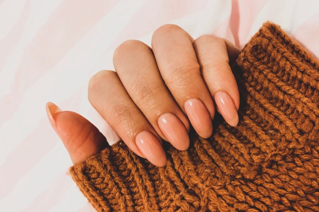 unha em gel redonda que não quebra