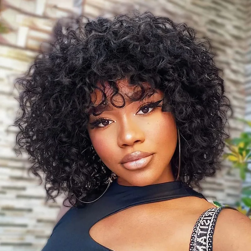 franja cabelo cacheado